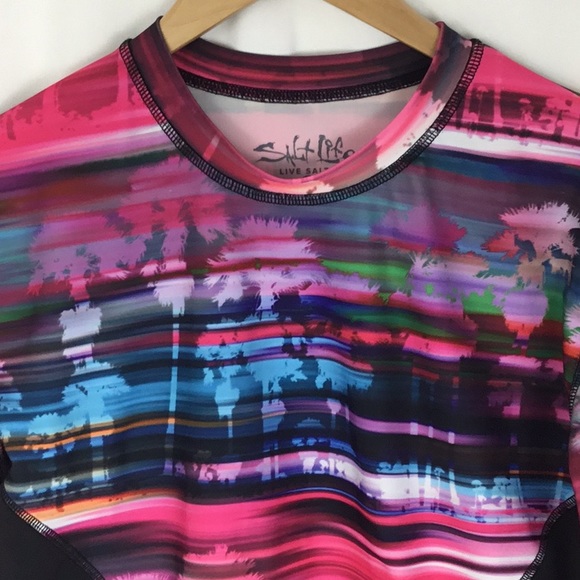 SALT LIFE Multi Color Rashguard - Picture 2 of 7